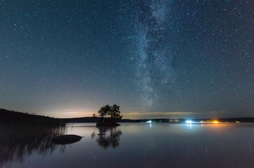 Ночь на озере Таватуй