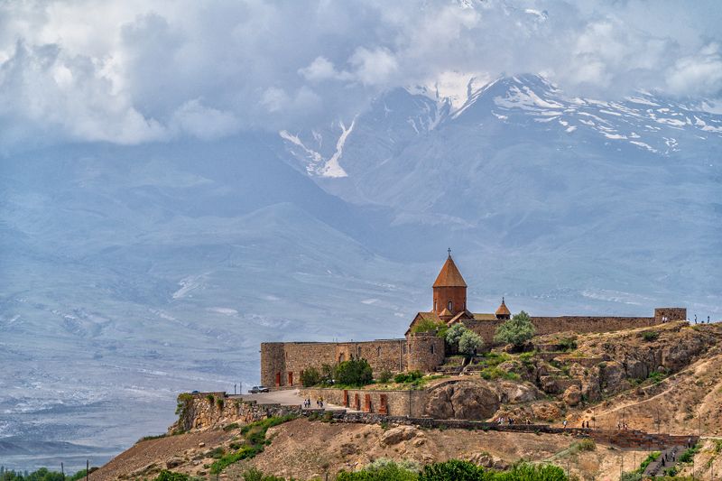 Монастырь Хор Вирап, вид на гору Арарат