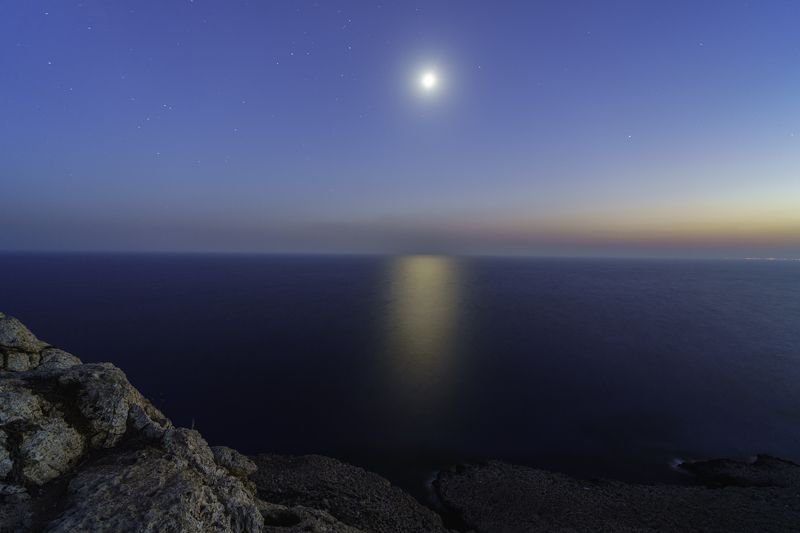 Лунная ночь на Кипре