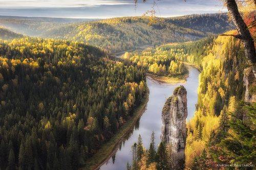 Пермь столбы усьвинские фото Усьвинские столбы. Photographer Anton Koshetarov