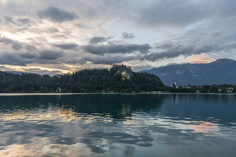 evening on lake Bled
