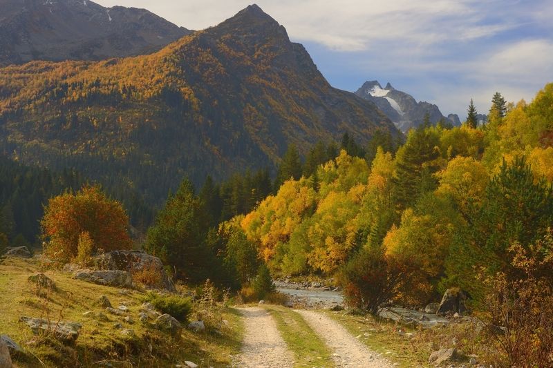 Осень в горах Кавказа