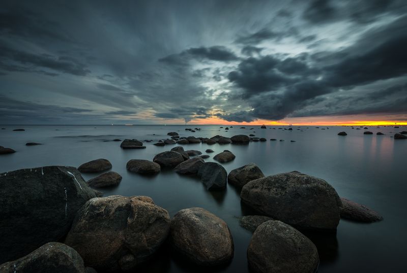 Закат на Финском заливе