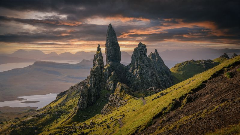 Scottish sunset.