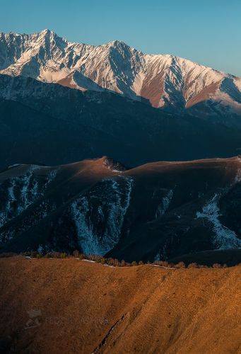 Рассвет в горах Ингушетии
