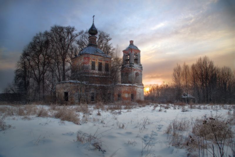 Саракташ Церковь на закате