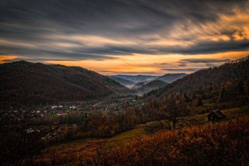 Autumnal Carpathian evening