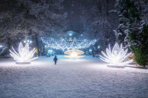 Снежная сказка в Севастополе