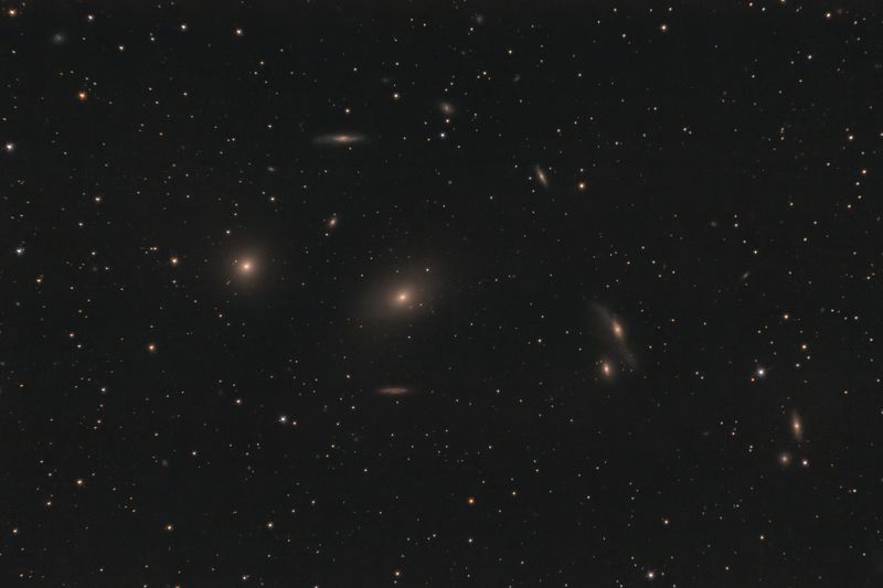 Скопление галактик Цепочка Маркаряна