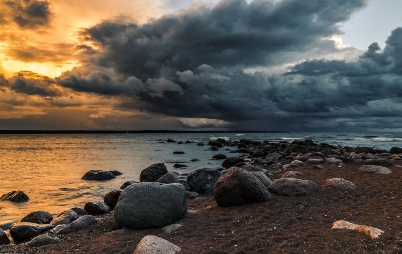 Непогода над финским заливом