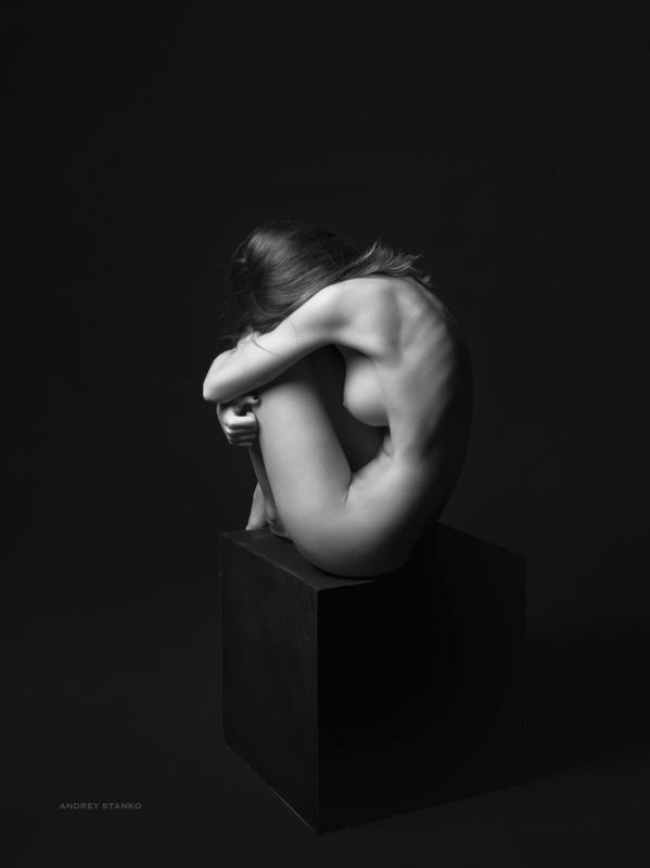 Andrey Stanko, nudes, nude, naked, ню, чб, nudeart Black Cubephoto preview