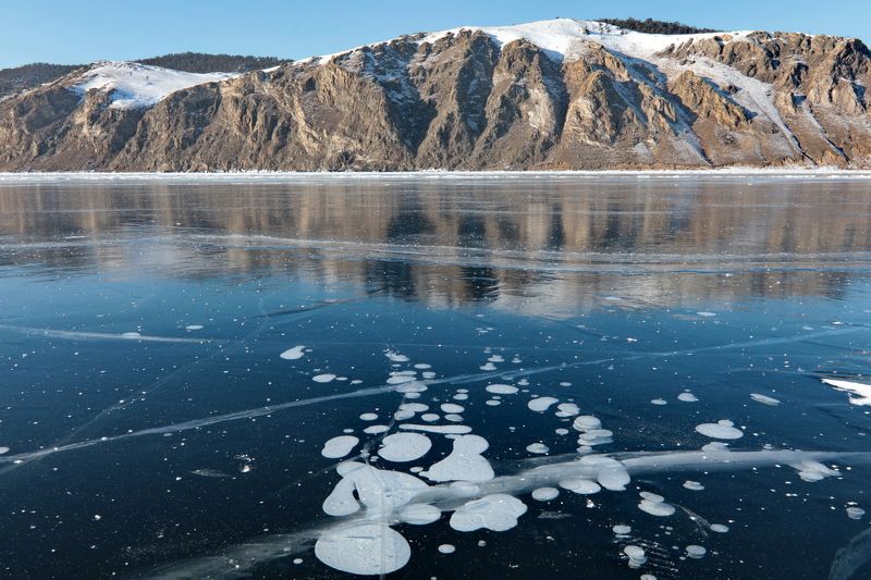 удивительный лед Байкала