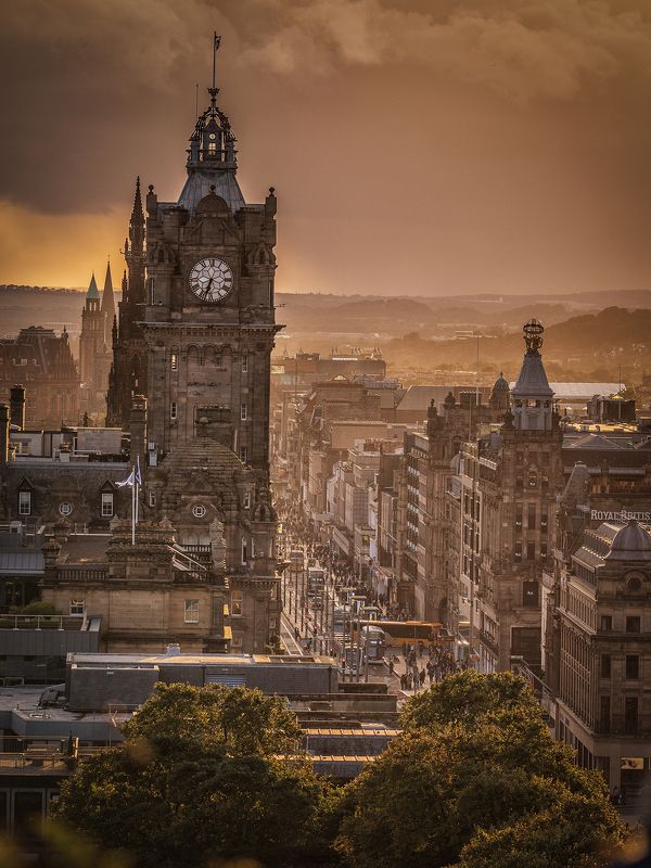 Edinburgh sunset