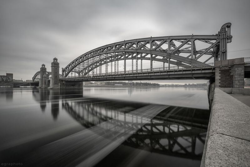 Благовещенский мост. Невский ледоход 2024