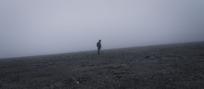 Плато Кукисвумчорр в тумане.