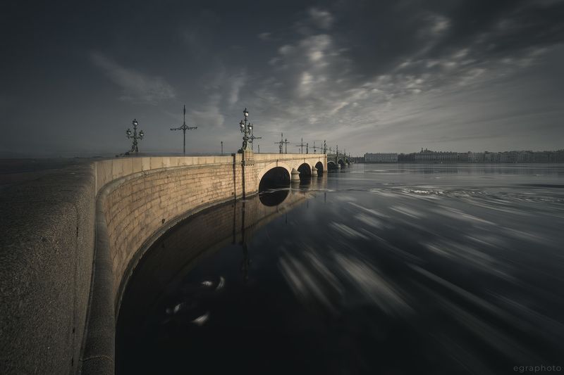 Невский ледоход - Троицкий мост