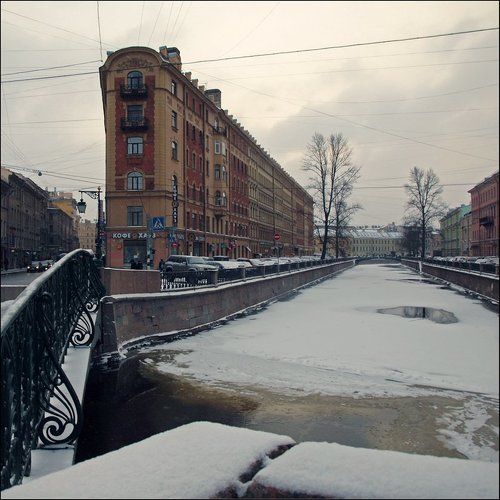 Начало зимы на канале Грибоедова