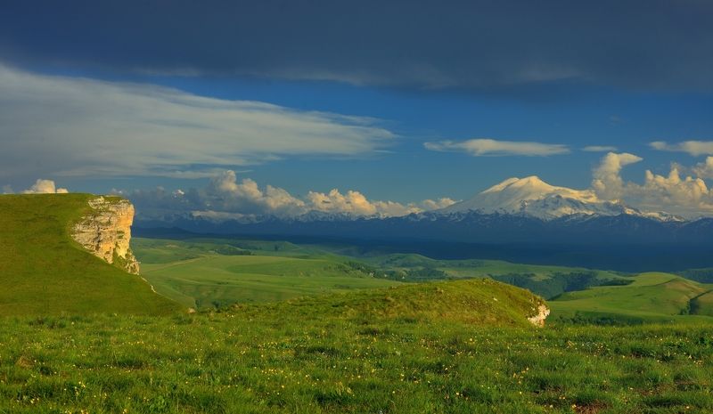 Лето в горах Кавказа