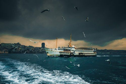 Bosphorus ferry...