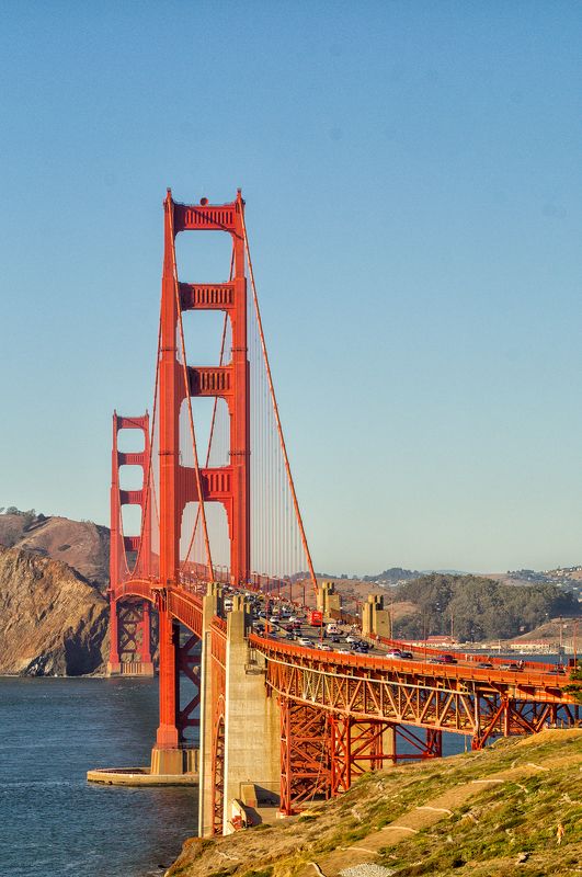 Мост Золотые ворота в Сан Франциско