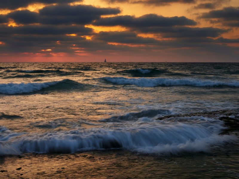 Mediterranean Sea, Sunset