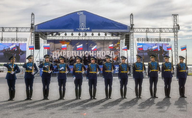 Фестиваль военных оркестров в Архангельске, день ВМФ 2024