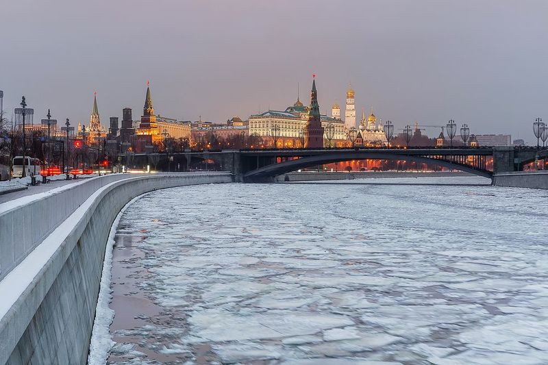 Москва зимой