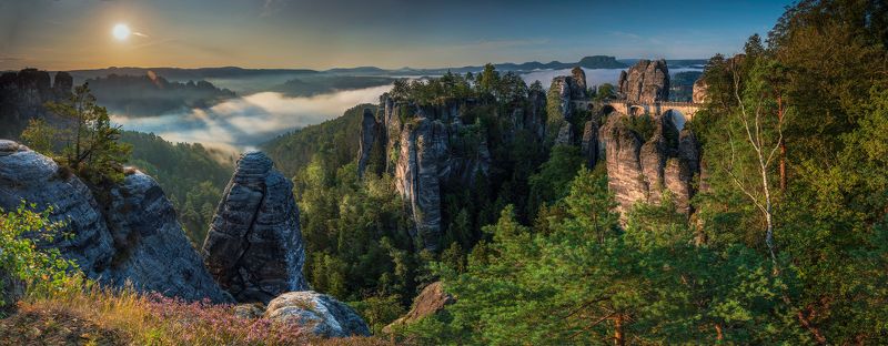 Bastei Bridge Panorama