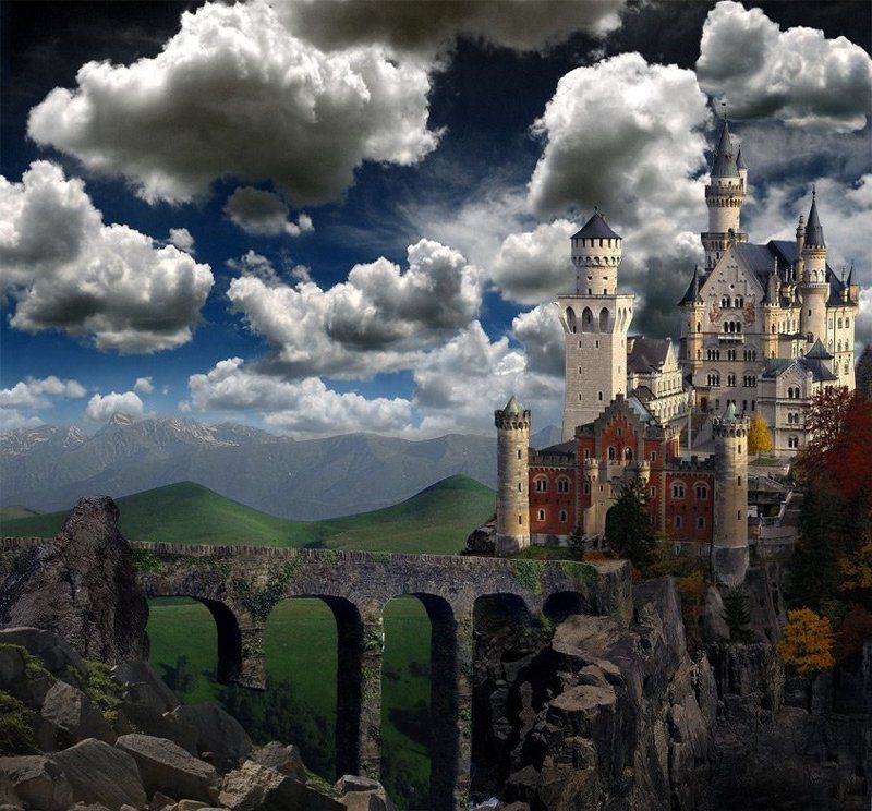 коллаж, замок-снов Castle of Dreamsphoto preview