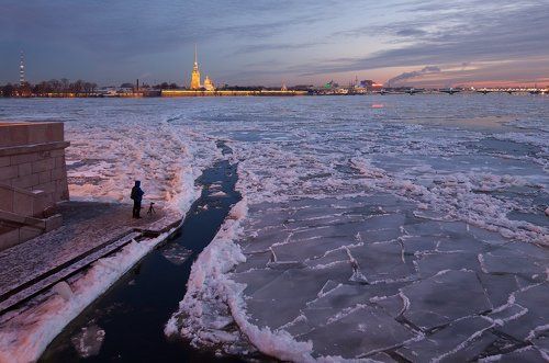 Санкт-Петербург: приход зимы