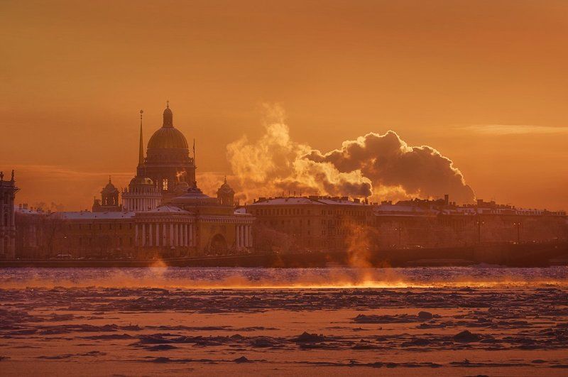 Санкт-Петербург, город, зима Долгожданная зима в Питере. photo preview