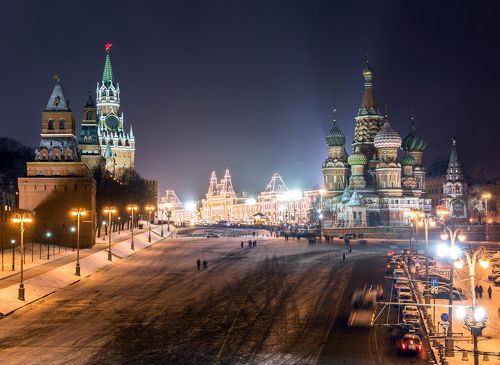 Замерзшая Москва
