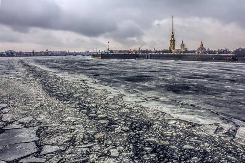 Питер в марте фото СПб.март.. Фотограф Александр Смыков