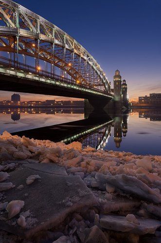 Санкт-Петербург: Большеохтинский мост