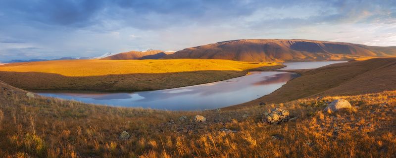 алтай, закат, лето, озеро, укок Приграничье с Китаем и Монголией, озеро Музды-Булак.photo preview