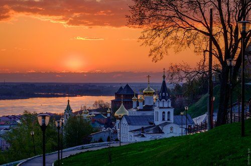 Рассвтеы и закаты в Нижнем Новгороде
