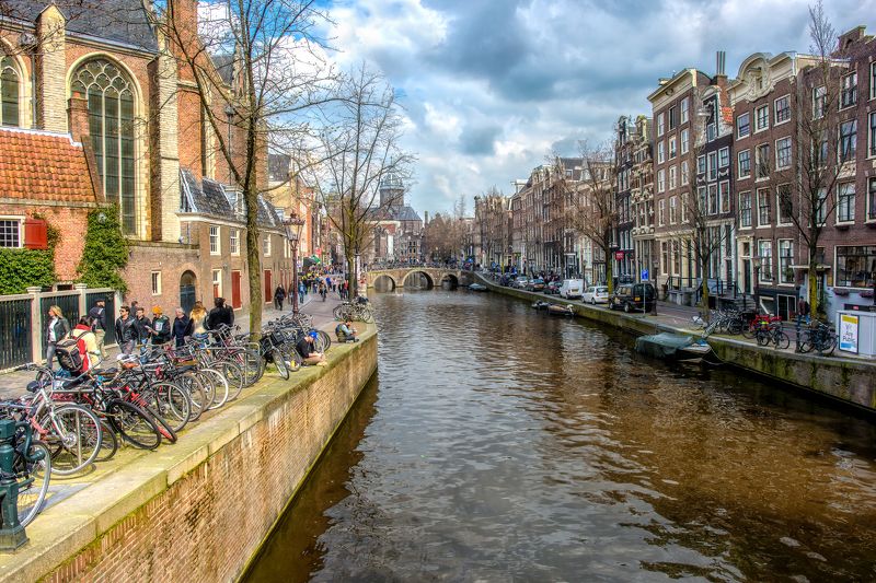 амстердам, голландия, город, городской пейзаж, европа Old world..photo preview