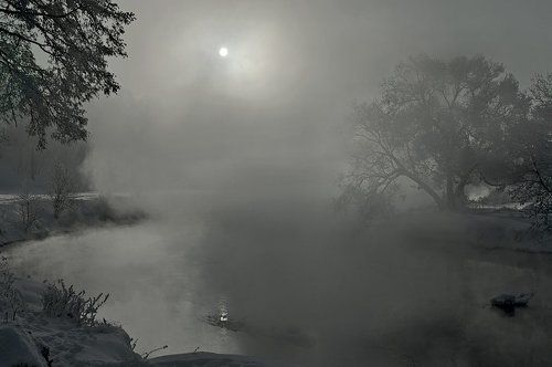 Пейзаж с туманом