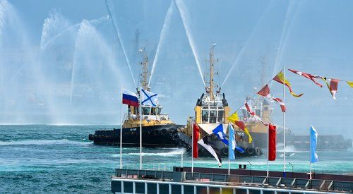 Парад ВМФ в Севастополе