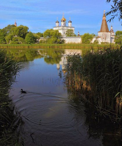 На пруду. Иосифо-Волоцкий монастырь.