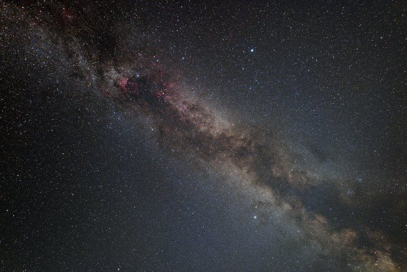Космос, Млечный Путь, Денеб, Вега, Альтаир Летний треугольник - астеризм Северного полушарияphoto preview