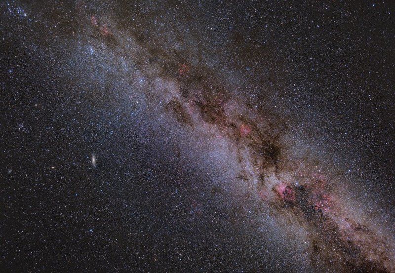 Млечный Путь, Космос, Туманности, Ионизированный водород, Подмосковье Небо в алмазахphoto preview