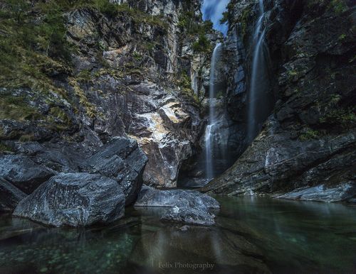 maggia waterfall