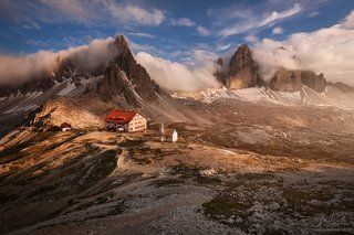 Evening by the Tre Cime