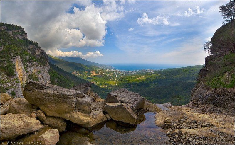 Вид на Ялту с водопада Учан-Суphoto preview