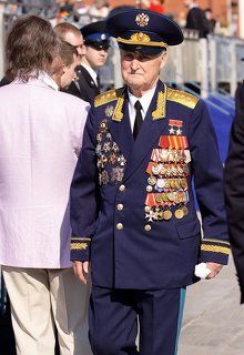 Генералы и герои Советского союза.