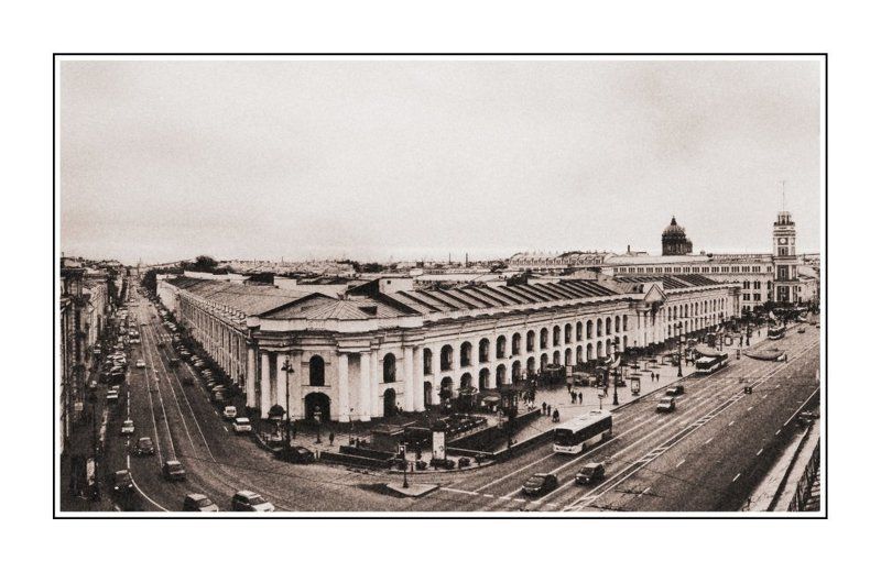 питер, город, стилизация Ленинградский Бродвейphoto preview
