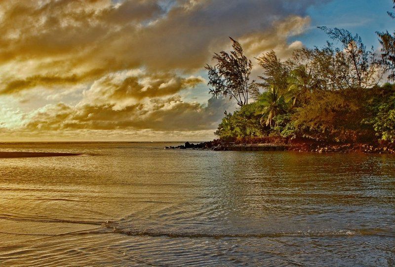 станко, берег, море, небо, гавайские, острова Предзакатноеphoto preview