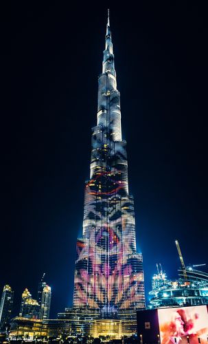 Burj Khalifa light