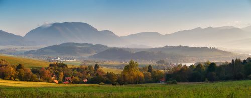Солнечное утро октября. Словакия